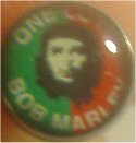tongue-ring ball that uses picture of Che Guevara for Bob Marley
