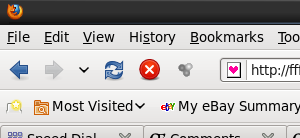 [image of red button on Navigation Toolbar]