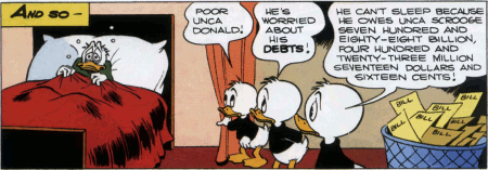 [image of Donald Duck, sick with worry]