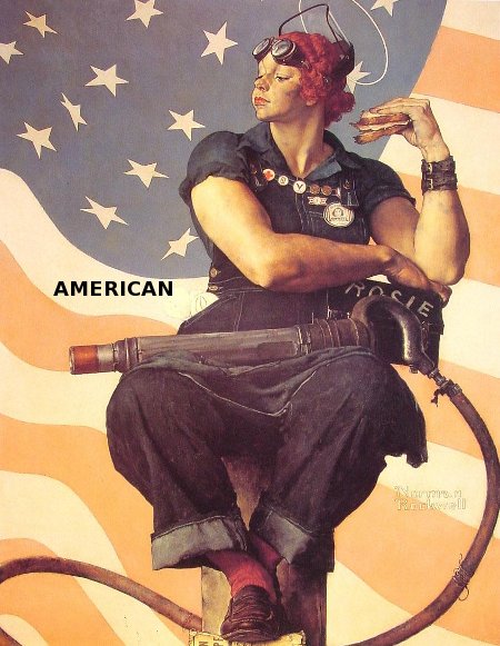 [image of burly female riveter]