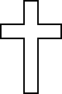 a cross formed as the union of two overlapping rectangles