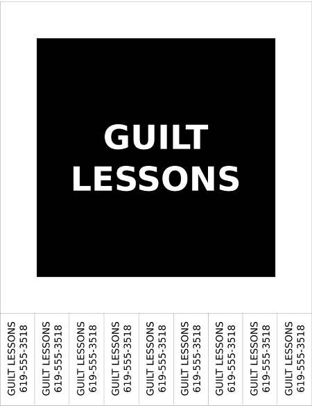 GUILT LESSONS